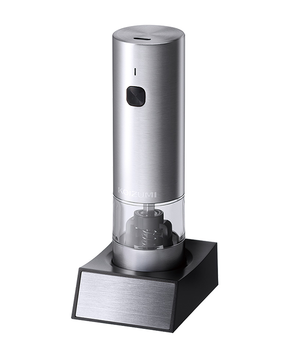 『充電式電動ミル(KPM-0200/S)』/出典:小泉成器