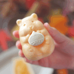 『ハムスターモナカ 栗餡バージョン』／出典：青木光悦堂