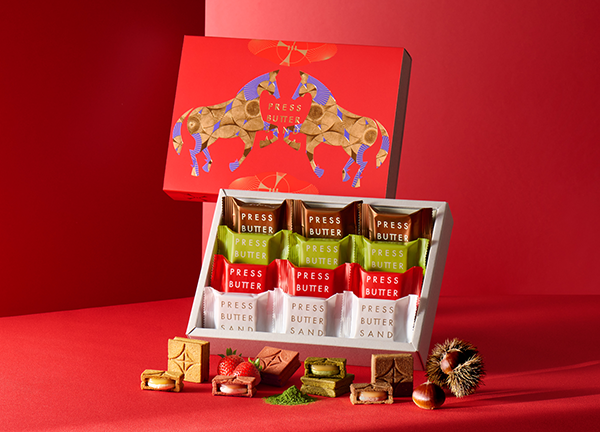 『新春・バターサンド4種詰合せ 12個入 2026』／出典：BAKE