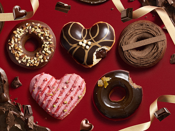 『本格ショコラドーナツ』5種／出典：クリスピー・クリーム・ドーナツ・ジャパン