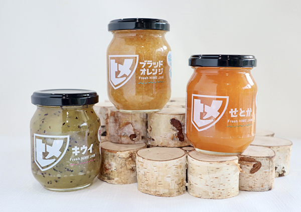 新ブランド『ヒメジャム』／出典：愛媛果汁食品