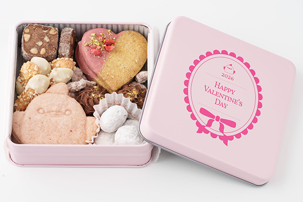『ひよりの手作りクッキー缶（バレンタインVer）』／出典：ジェイアール東海フードサービス