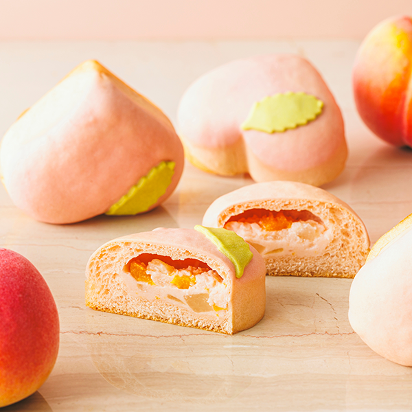 『もものクリームパン』/出典:木村屋總本店
