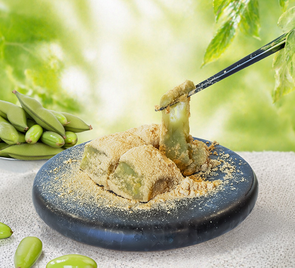 夏季限定商品『ずんだわらびもち』/出典:とろり天使のわらびもち